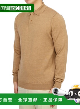 1h可退 香港直邮A.P.C. 男士 WVAWM H23593 PBC 浅褐色绉布POLO衫