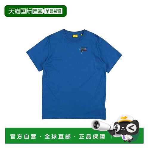 1h可退 香港直邮off-white 男童 T恤童装 blue蓝色 舒适时尚
