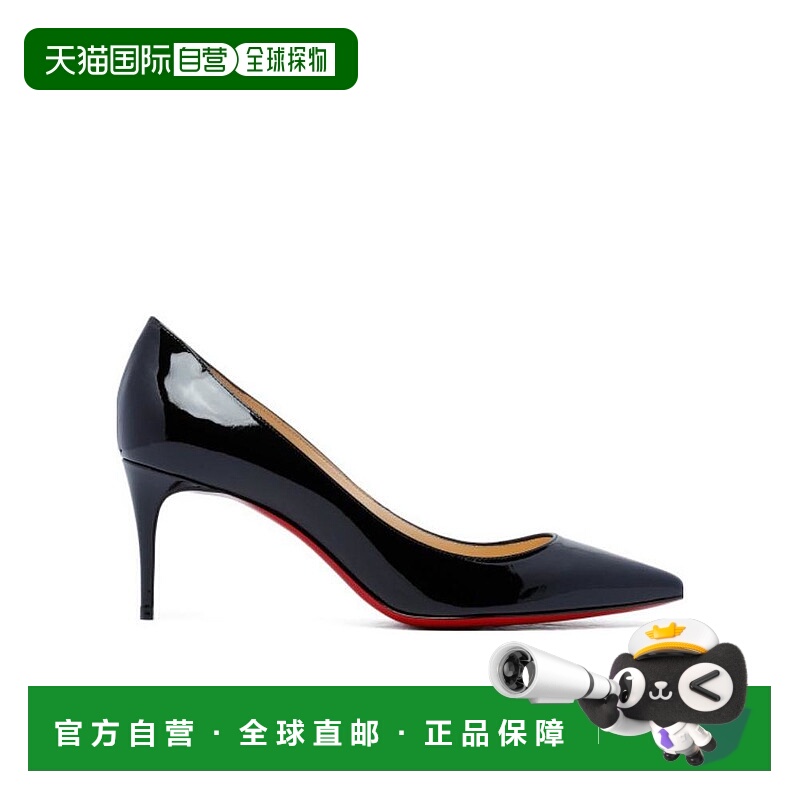 香港直邮Christian Louboutin 黑色KATE70高跟鞋 3191451_