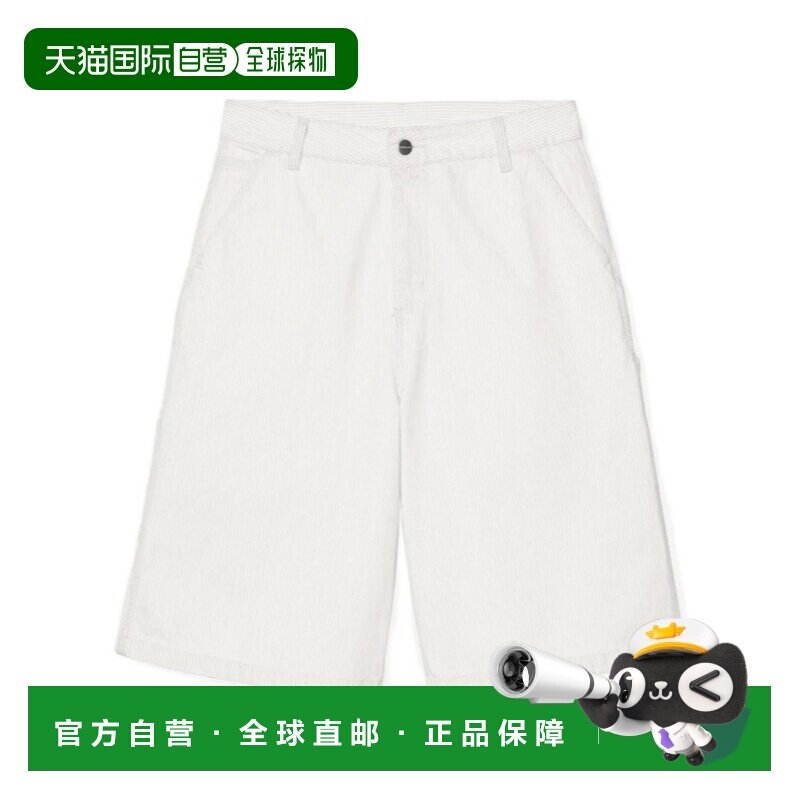 香港直邮CARHARTT WIP 女士短裤 SS2026 I0365323OK35 白色五分裤图片