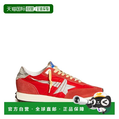 1h可退 香港直邮GOLDEN GOOSE 男士 红色 Marathon 运动鞋 GMF006