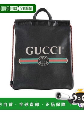 自营1h可退 Gucci LOGO抽绳双肩包 5235860GCBT抽绳包
