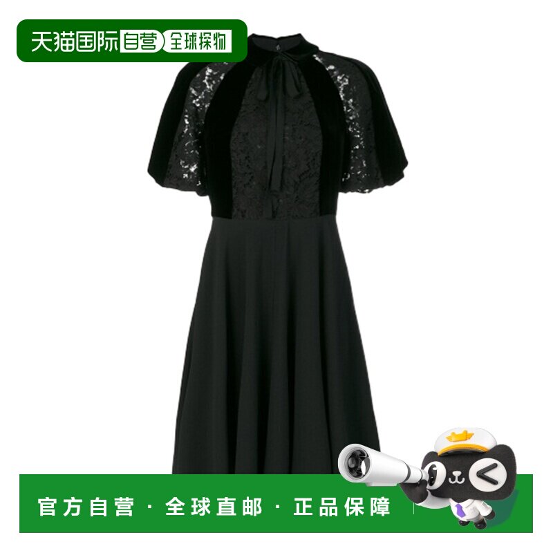 Valentino 蕾丝细节连衣裙 NB3VADR13D5图片