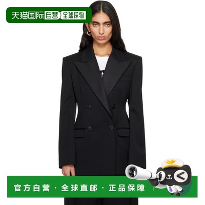 1h可退 香港直邮Givenchy 纪梵希 女士 黑色 Double Breasted Tux
