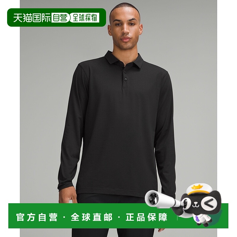 自营1h可退 欧洲直邮LULULEMON露露乐檬 Evolution长袖Polo衫
