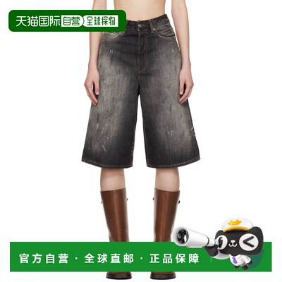 1h可退 香港直邮Acne Studios 艾克妮 男士 腰带环牛仔短裤 BE017