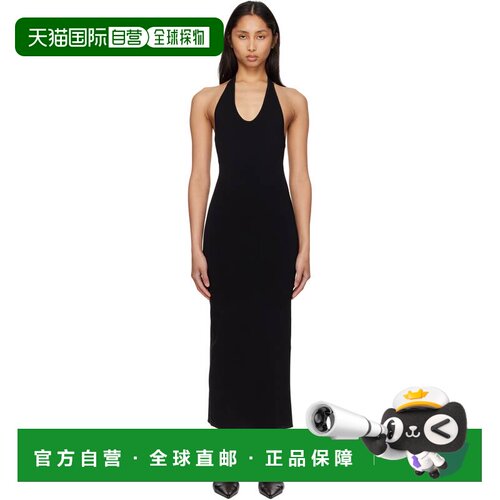 1h可退 香港直邮toteme 女士 TOTEME 黑色 Compact Knit Halter