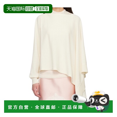 1h可退 香港直邮Jil Sander 单袖斗篷针织衫 J01ZZ0114-J14827