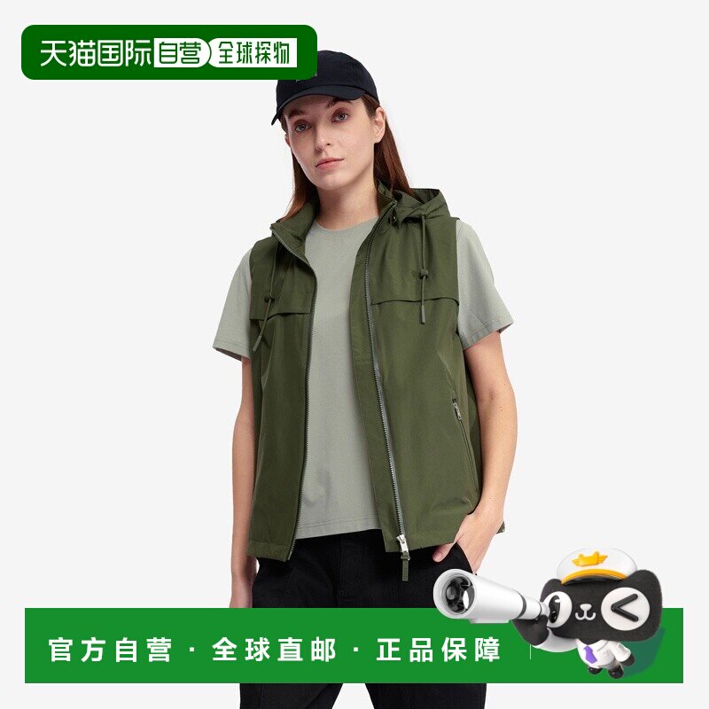 自营欧洲直邮AIGLE艾高 女式 GORE-TEX 无袖风衣 带可拆卸兜帽图片