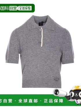 1h可退 香港直邮Pinko 品高 女士 GORGONA MERINOS 羊毛Polo衫 10