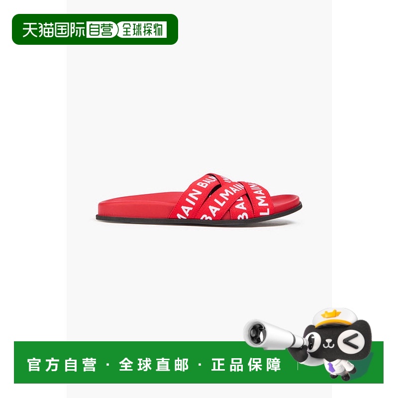 1h可退 香港直邮Balmain 巴尔曼 女士 Webbing 凉拖 XN4UR748TEWC