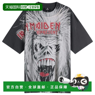 香港直邮Represent 男士 Maiden 熨平英式金属色T恤 MLM10058817