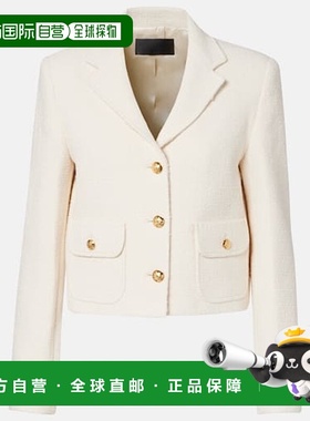 1h可退 香港直邮NILI LOTAN 女士 Soren 棉混纺夹克 white白色 舒