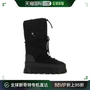 99新未使用 黑色靴子 普拉达 女士 Nylon 香港直邮Prada