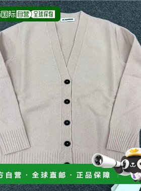 香港直邮Jil Sander V领针织开衫 J01HP0002-J14603长袖