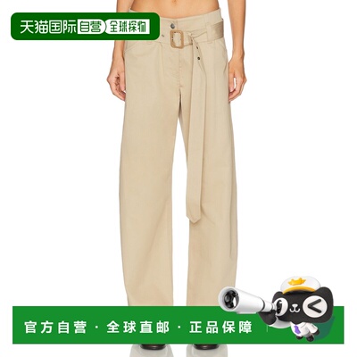 香港直邮Acne Studios 艾克妮 女士 Page 精细剪裁斜纹布裤子 AK1