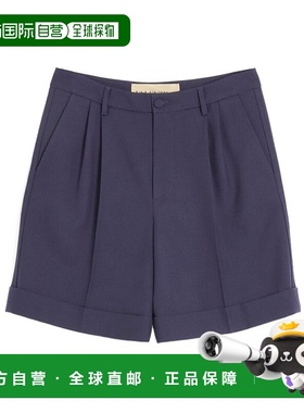 香港直邮Valentino 阔腿羊毛短裤 VRDE309EB休闲裤