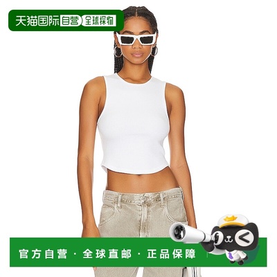1h可退 香港直邮AGOLDE 女士 Nova 背心 A71991260 white白色 舒