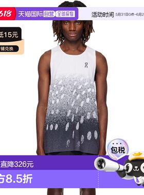 香港直邮On 男士 白色 & 灰色 Zero Singlet Running 背心 昂跑