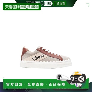 香港直邮Chloe C21W108R4厚底 logo提花休闲运动鞋