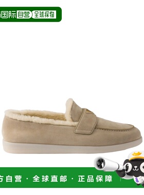 香港直邮Prada 圆头乐福鞋 2DG124FA0013LRF男鞋普拉达辛鞋一脚蹬