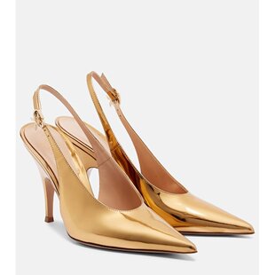 Sofia 香港直邮Gianvito 金属感皮质露 女士 罗西 Rossi 吉安维托