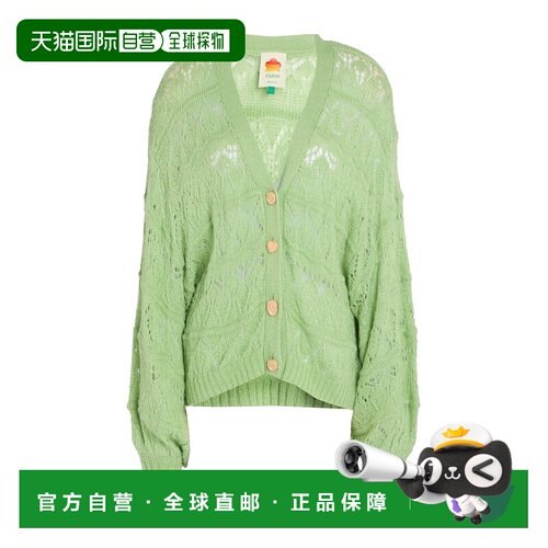 香港直邮FARM RIO 女士 针织开衫 green绿色 舒适时尚针织衫