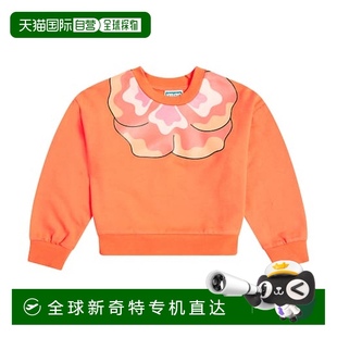 香港直邮Kenzo 女童 1h可退 高田贤三 印花棉混纺针织运动衫 童装