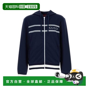 香港直邮GUCCI 男士针织衫 787939XJGJ51010 AW2025 黑色 FELPE
