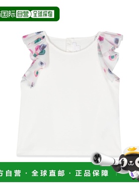 1h可退 香港直邮Chloe 蔻依 女童 上衣童装 C20022K white白色 舒