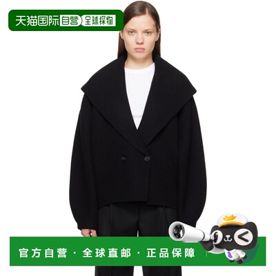 1h可退 香港直邮toteme 女士 TOTEME PRE 黑色毛线衫 251WRT4354Y