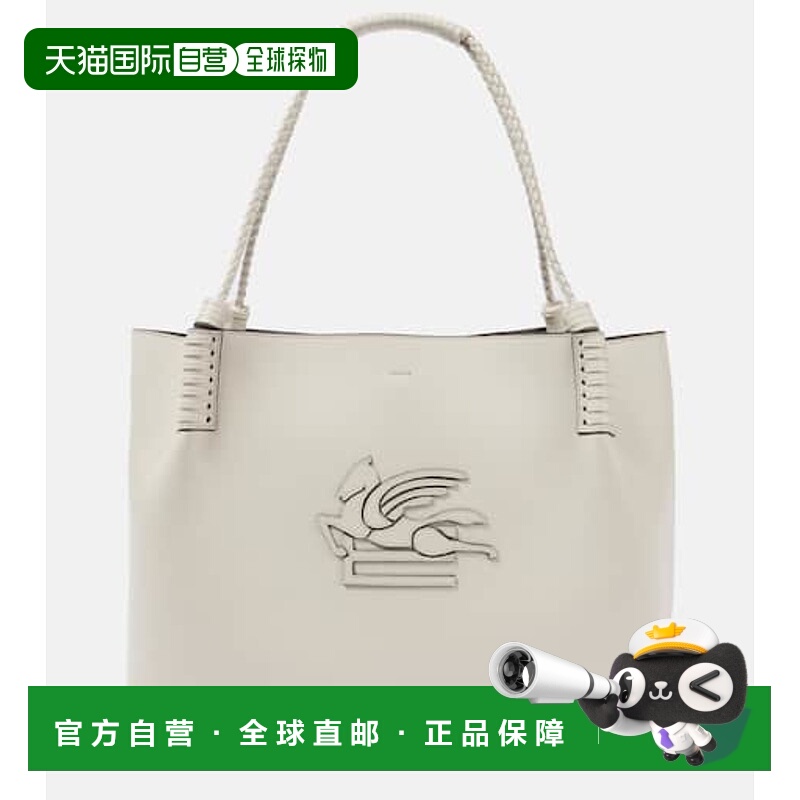 1h可退 香港直邮Etro 艾特罗 女士 天秤座大号皮革手提包托特包