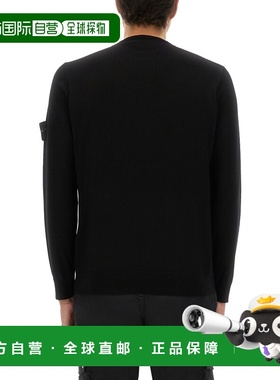香港直邮Stone Island 石头岛 男士 黑色初剪羊毛卫衣 5100071S00