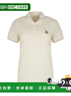 1h可退 香港直邮Moncler 盟可睐 女士 標誌貼片短袖 Polo 衫 K209