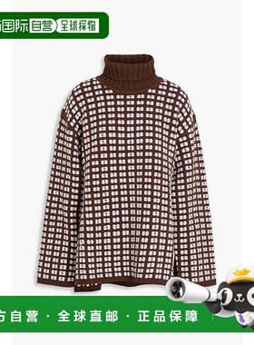香港直邮JOSEPH 约瑟夫 女士 提花针织美利奴羊毛高领毛衣 JF0086