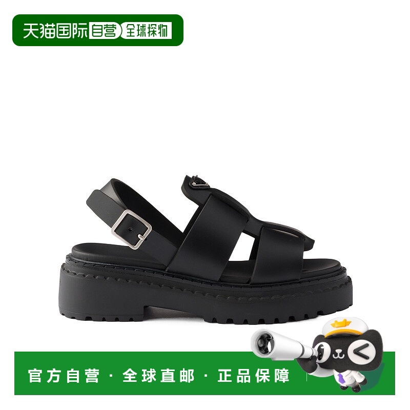 香港直邮Prada 露趾平底凉鞋 1X103O3LKKF055普拉达