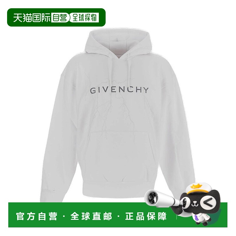 香港直邮Givenchy 纪梵希 男士 雷电图案连帽衫 BMJ0LA3YJ9