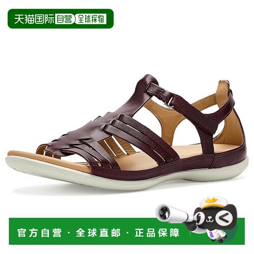 1h可退 美国直邮ecco 爱步 女士 Flash 皮质运动凉鞋 red红色 舒