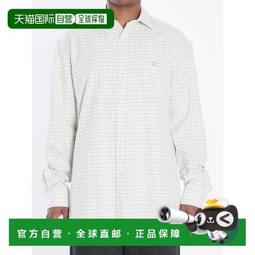 1h可退 香港直邮CELINE 男士衬衫 RC07L626R97IA AW2025 白色 格