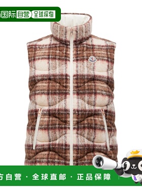 香港直邮Moncler Sfakia 几何绗缝羊毛羽绒马甲 K20911A00167598N