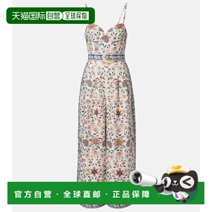 1h可退 香港直邮FARM RIO 女士 Delhi 花朵亚麻连体裤 colorful花