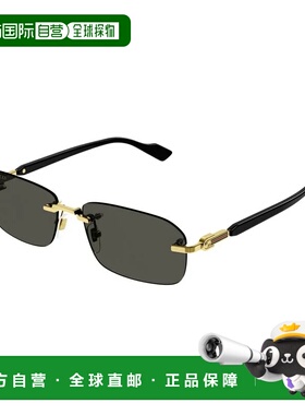 1h可退 香港直邮GUCCI 女士眼镜 GG1221S001 CO 灰色 Gucci GG122