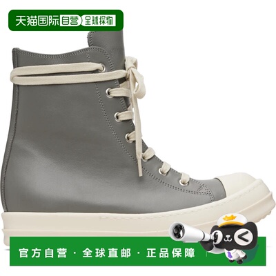 香港直邮rick owens 瑞克 欧文斯 男士 灰色 Temple 高帮运动鞋 R