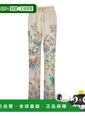 1h可退 Etro 艾特罗 女士 花卉印花抽繩褲 WREA007299SPS女装