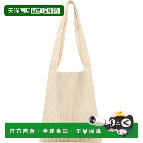 香港直邮Pleats Please Issey Miyake 女士 米色 Crepe Knit 托特