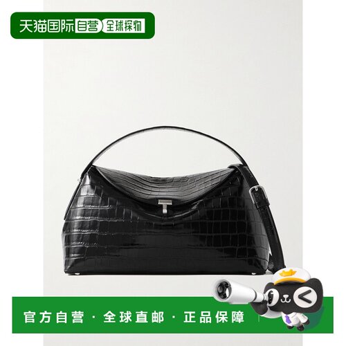 1h可退 香港直邮TOTÊME 女士 单肩包 243WAL961LE0076 black黑色