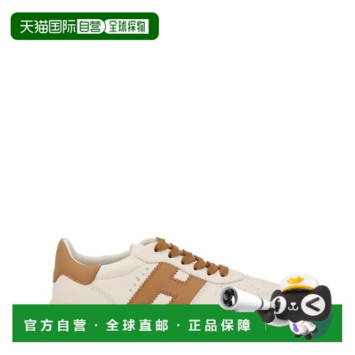 1h可退 香港直邮Hogan 女士 皮质运动鞋 HXW6470FY50UAI white白