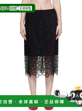 1h可退 香港直邮Cecilie Bahnsen 女士 黑色 CBbria 半身裙 425RT