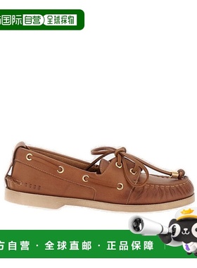 香港直邮Golden Goose Deluxe Brand 褶饰系带乐福鞋 GWF00883.F0