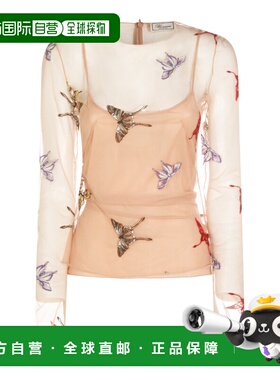 香港直邮Blumarine 蓝色情人 女士 驼色上衣 P644C262A